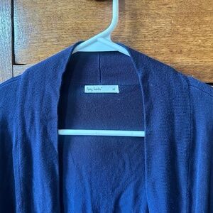 NWOT Navy Spicy Sandia Open Front Cardigan